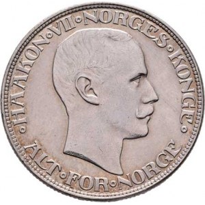 Norsko, Haakon VII., 1905 - 1957, 2 Koruna 1917, KM.370 (Ag800), 14.974g, nep.hr.,