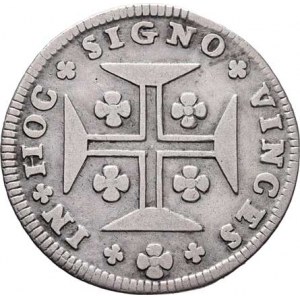 Portugalsko, Joao V., 1706 - 1750, 200 Reis 1748, Lisabon, KM.181, 6.888g, nep.hr.,