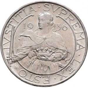 San Marino, republika, 10 Lira 1936 R, Řím, KM.10 (Ag835), 9.983g, nep.hr.,