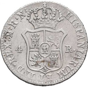 Španělsko, Josef Napoleon, 1808 - 1813, 4 Reales 1813 M-RN, Madrid, KM.540.1 (Ag903), 5.921g,