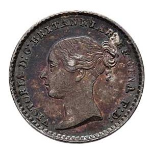 Velká Británie, Victoria, 1837 - 1901, Penny 1853 - typ Maundy Sets, Londýn, SCBC.3920,