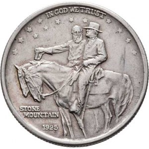 USA, 1/2 Dolar 1925 - Stone Mountain, KM.157.1 (Ag900),