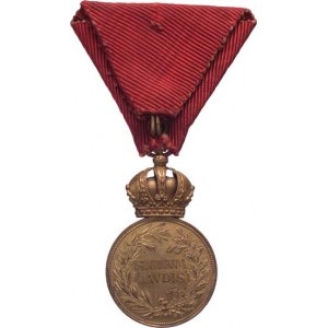 Rakousko - Uhersko, František Josef I., 1848 - 1916, Signum Laudis - zlac.bronz, Marko.148b, VM1.29