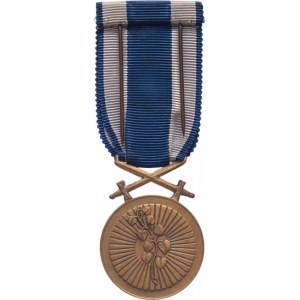 Československo, Bronzová vojenská medaile Za zásluhy - pražské