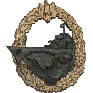 Německo - III.říše, Bojový odznak posádek torpédoborců - 3.typ - Sign.