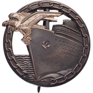 Německo - III.říše, Bojový odznak za prolomení námořní blokády - Sign.
