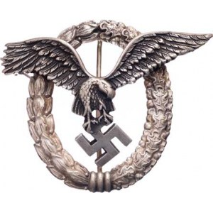 Německo - III.říše, Odznak pilota - I.typ (1935) - Sign.OM, BB.189,