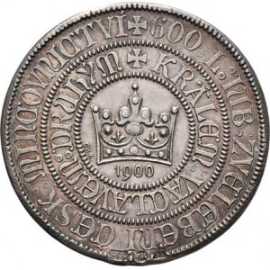 Chaura Karel, 1869 - 1945, 600.výročí zvelebení českého mincovnictví 1900 -