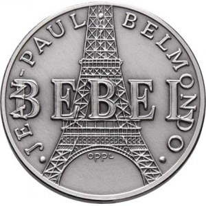 Oppl Vladimír, 1953 -, Jean Paul Belmondo - úmrtní medaile b.l. (2021) -