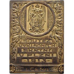 Plzeň, F.Mandl - soutěž výkladních skříní 1913 - I.cena -