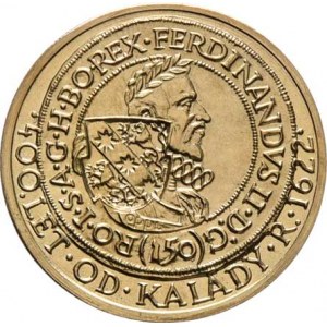 Praha - novoročenky In nummis veritas - Vladimír Oppl, PF 2022 - 400 let mincovní kalády 1622 - min