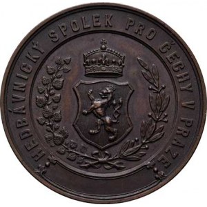 Praha - medaile Zemské jubilejní výstavy 1891, Peška - Hedbávnický spolek pro Čechy v Praze -
