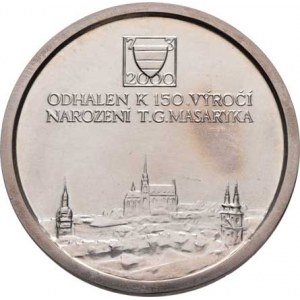 Česká republika - medaile s portrétem T.G.Masaryka, Vejdovský - odhalení pomníku T.G.Masaryka 2000