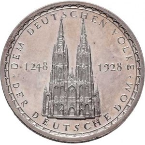 Německo - Výmarská republika, 1918 - 1933, Oertel - dostavba Kolínského dómu 1248 / 1928 -