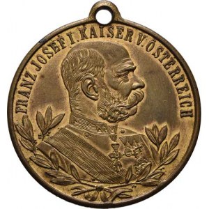 Střelecké medaile, plakety a odznaky, Vídeň 1898 - V.rakouské spolk. střelby - Fr.Josef I.