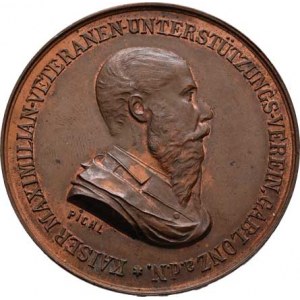 Medaile a odznaky spolků vysloužilců (veteránů), Gablonz (Jablonec n.N.) 1896 - 25 let veterán. spo