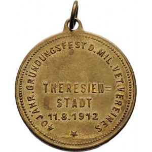 Medaile a odznaky spolků vysloužilců (veteránů), Theresienstadt (Terezín) 1912 - 40.výročí založení