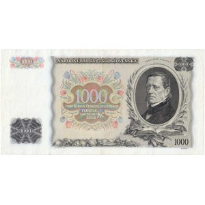Československo - bankovky Národ. banky Československé, 1000 Koruna 1934, série G, BHK.27, He.27a, 