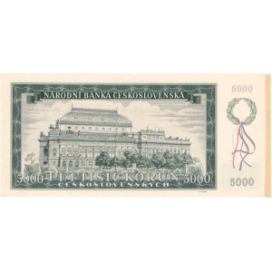 Československo - bankovky a státovky 1945 - 1953, 5000 Koruna 1945, série 17A, BHK.79, He.85a,