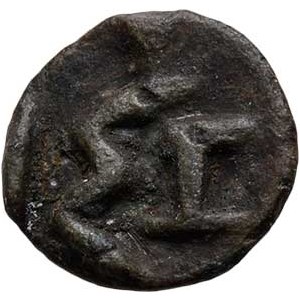 Sarmatia, Olbia, 3. - 1. stol. př.Kr., AE 12mm, Kolo / nápis IST, podobný jako SG.1688,