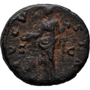 Faustina starší, manželka Antonina Pia, AE As, Rv:AVGVSTA.S.C., stojící Vesta, RIC.1180,
