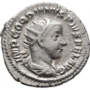 Gordianus III., 238 - 244, AR Antoninianus, Rv:IOVI.STATORI., S.2337, RIC.84 -