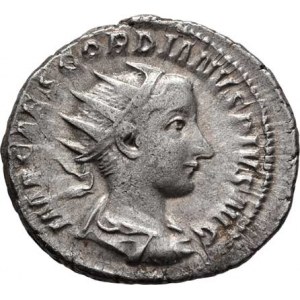 Gordianus III., 238 - 244, AR Antoninianus, Rv:PM.TR.P.II.COS.P.P., císař u