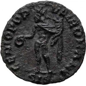 Maximianus Herculius, I.období vlády, 286 - 305, AE 1/4 Follis, Rv:GENIO.POPVLI.ROMANI., RIC.6.14