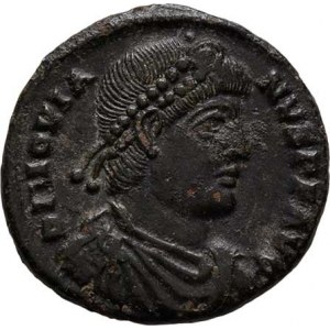 Jovianus, 363 - 364, AE3, Rv:VOT.V.MVLT.X. ve věnci, S.3987, RIC.8.118,