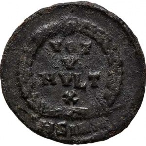 Jovianus, 363 - 364, AE3, Rv:VOT.V.MVLT.X. ve věnci, S.3987, RIC.8.118,