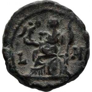 Diocletianus, Egypt, Alexandria, Bil.tetradrachma, rok 8 (=291/292), sedící Aténa