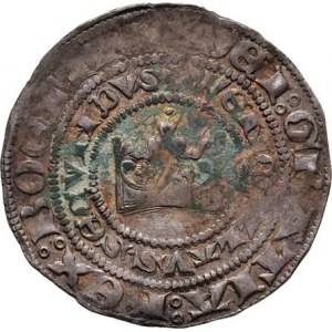 Václav II., 1283 - 1305, Pražský groš, Sm.2, Ch.5, rubní značka Ně.2, 3.817g,