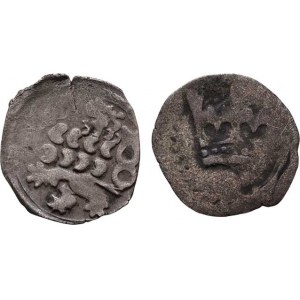 Mezivládí, 1439 - 1452, Peníz bez čtyřrázu, po r.1450, K.Hora, Rad.13, podob.