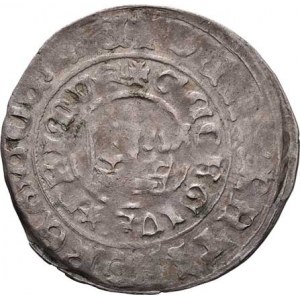 Jiří z Poděbrad, 1458 - 1471, Pražský groš - blíže neurčený, 2.463g, exc., nedor.,