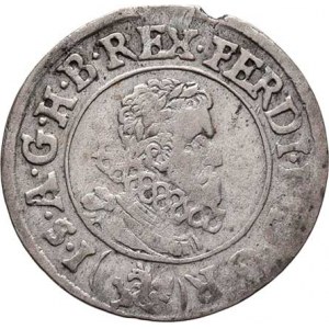 Ferdinand II., 1619 - 1637 (Mince dobrého zrna), 3 Krejcar 1624, Praha-Suttner, J.27a, MKČ.759,