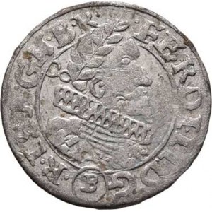Ferdinand II., 1619 - 1637 (Mince dobrého zrna), Krejcar 1625, Brno-Wohnsiedler, MKČ.892, podobný j