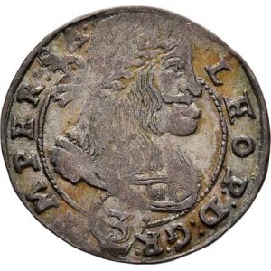 Leopold I., 1657 - 1705, 3 Krejcar 1670, K.Hora-Hackl, Nech.287, MKČ.1452,