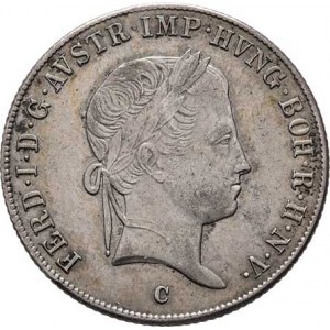Ferdinand V., 1835 - 1848, 20 Krejcar 1841 C, Praha, 6.685g, nep.just., skvrnky,