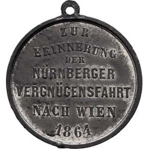 František Josef I., 1848 - 1916, Pitner - na zábavnou cestu z Norimberka do Vídně 1864