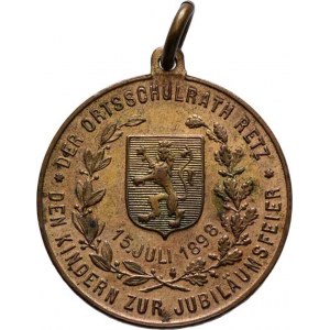 František Josef I., 1848 - 1916, Nesign. - dětská jubilejní slavnost v Retzu 1848/1898