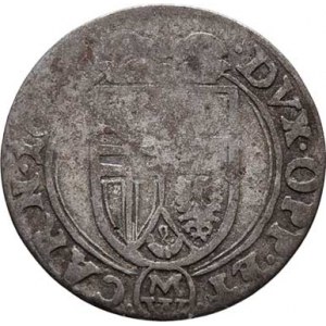 Opava, Karel Eusebius Liechtenstein, 1627 - 1684, Krejcar 1629 MW, Wilke, Sa.42, Kop.6404, 0.665g,
