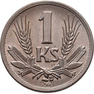 Slovenská republika, 1939 - 1945, Koruna 1945, KM.6 (CuNi), 4.956g, krásná patina
