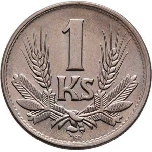 Slovenská republika, 1939 - 1945, Koruna 1945, KM.6 (CuNi), 5.000g, krásná patina