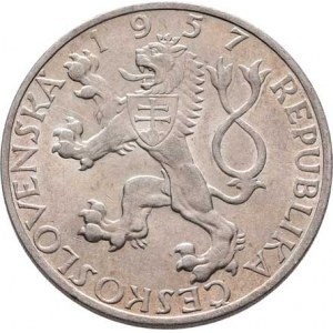 Československo 1953 - 1960, 10 Koruna 1957 - Jan Amos Komenský, KM.48 (Ag500,