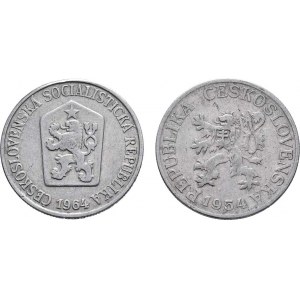Československo 1953 - 1960, 25 Haléř 1954, 1964, KM.39,54 (hliník), 1.401g,