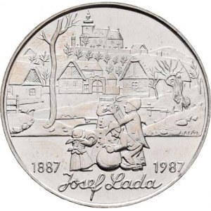 Československo 1961 - 1990, 500 Koruna 1987 - 100 let narození Josefa Lady,