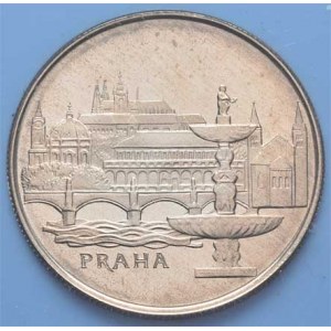 Československo 1961 - 1990, 50 Koruna 1986 - městské památ. rezervace - Praha,