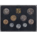 Sady oběhových mincí, Ročník 1992 - v etui - s jetonem mincovny 9ks