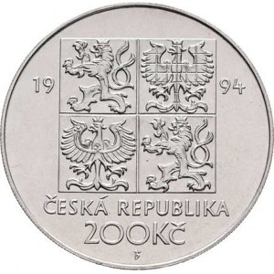 Česká republika, 1993 -, 200 Koruna 1994 - Životní prostředí, KM.14 (Ag900,