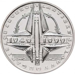 Česká republika, 1993 -, 200 Koruna 1999 - vstup ČR do NATO, KM.34 (Ag900,